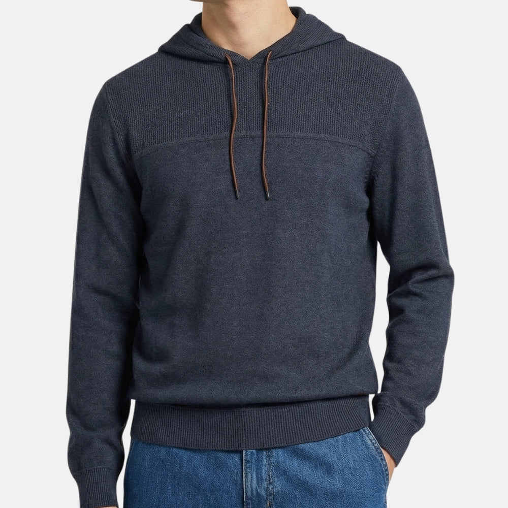 Grey Hoodie made of Virgin Wool (M)