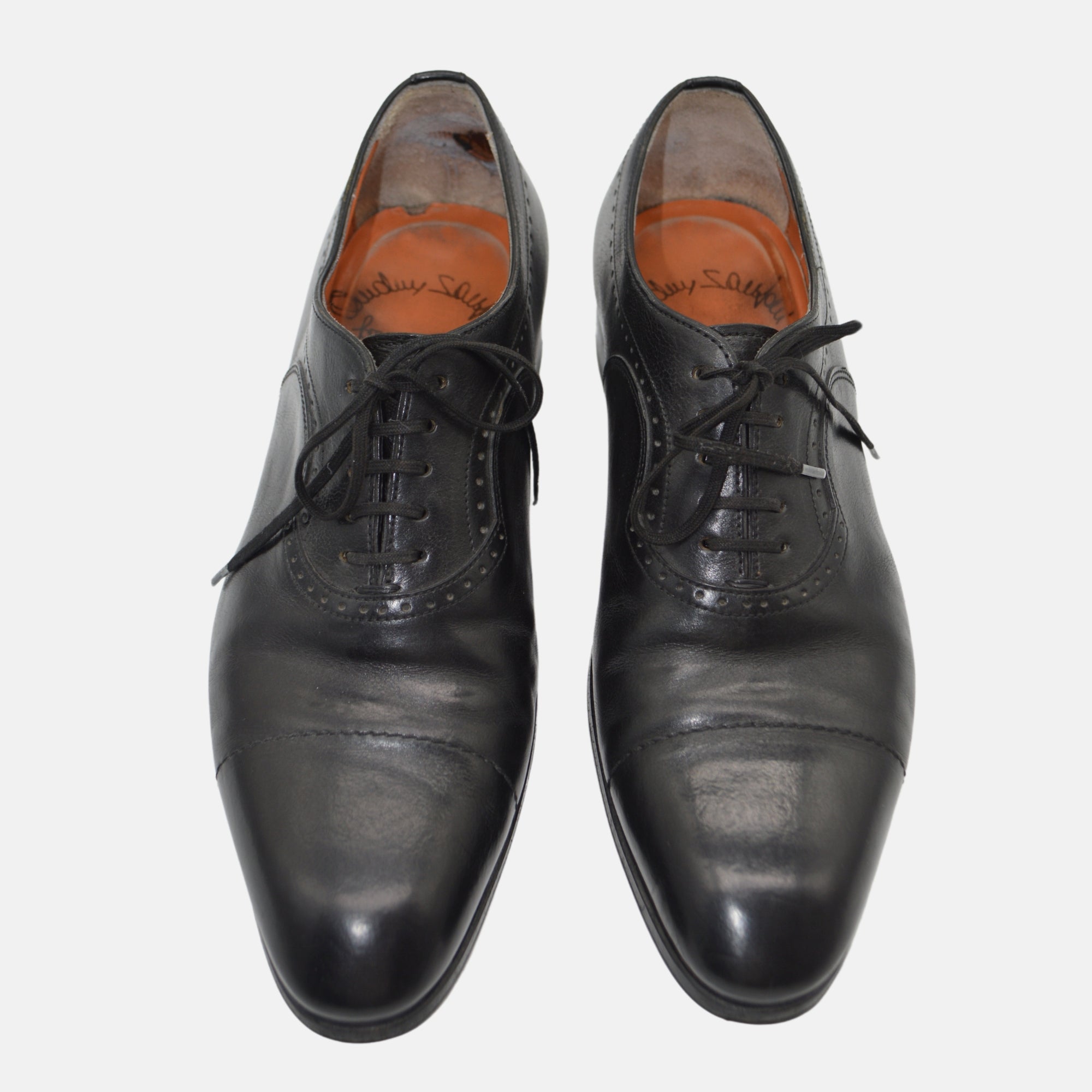 Black Oxford Shoes made of Leather (EU 39,5)