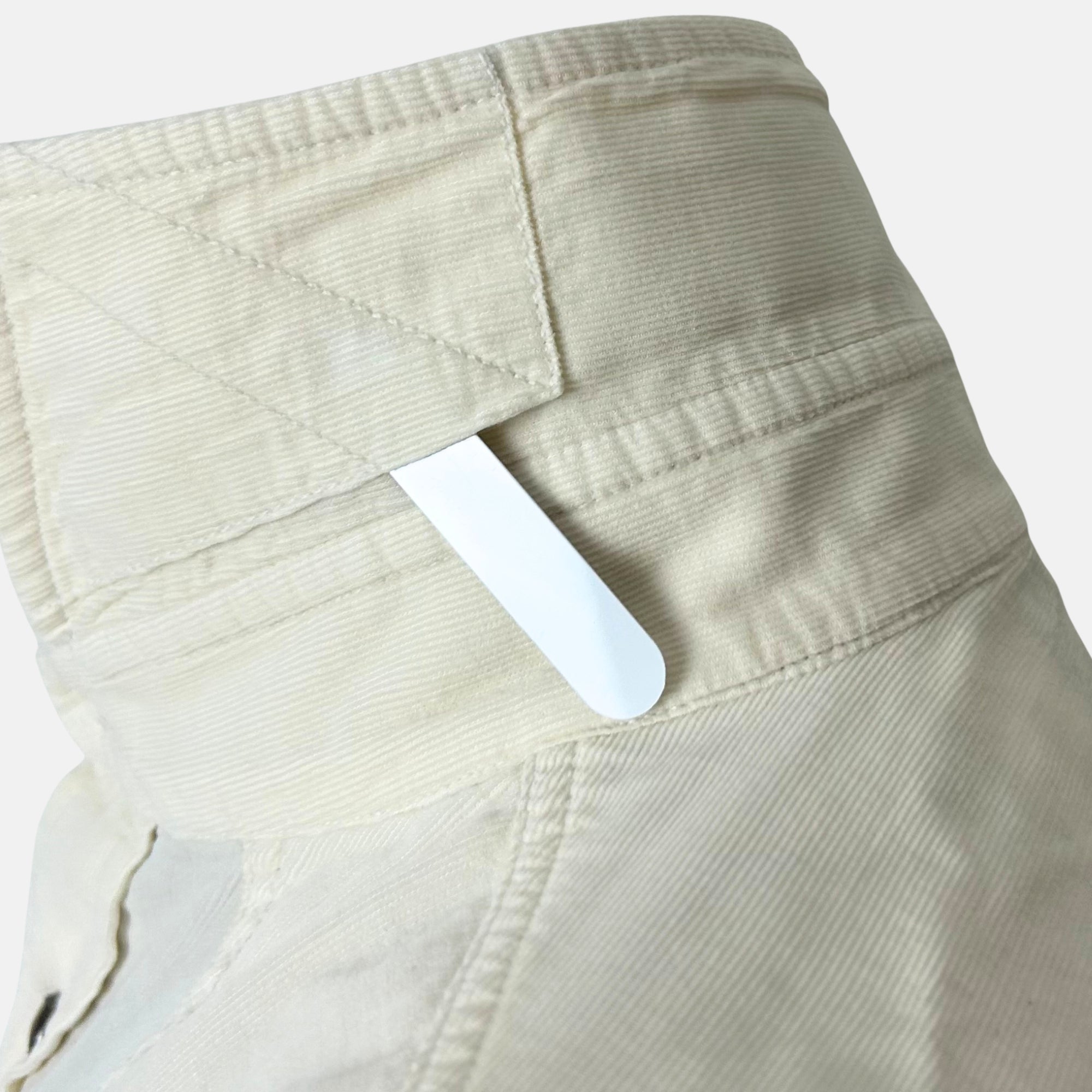 Off-White Corduroy Shirt made of Cotton (XS)