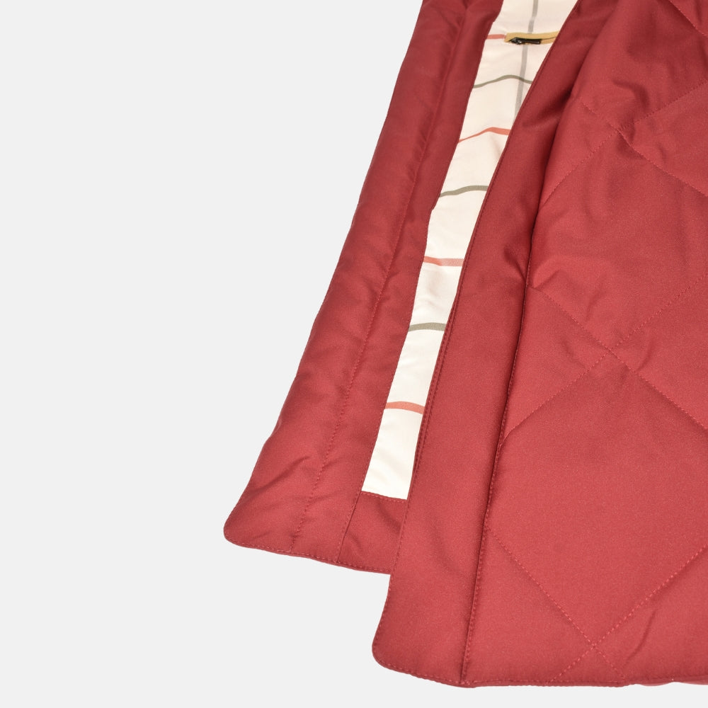 Red Vest made of Nylon/Leather Details (M)