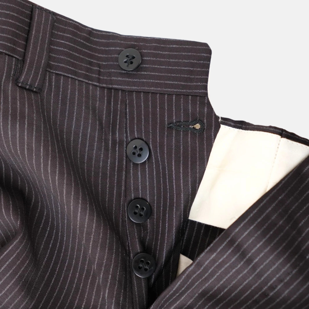 Charcoal Pinstriped Suit made of Wool (EU 48)