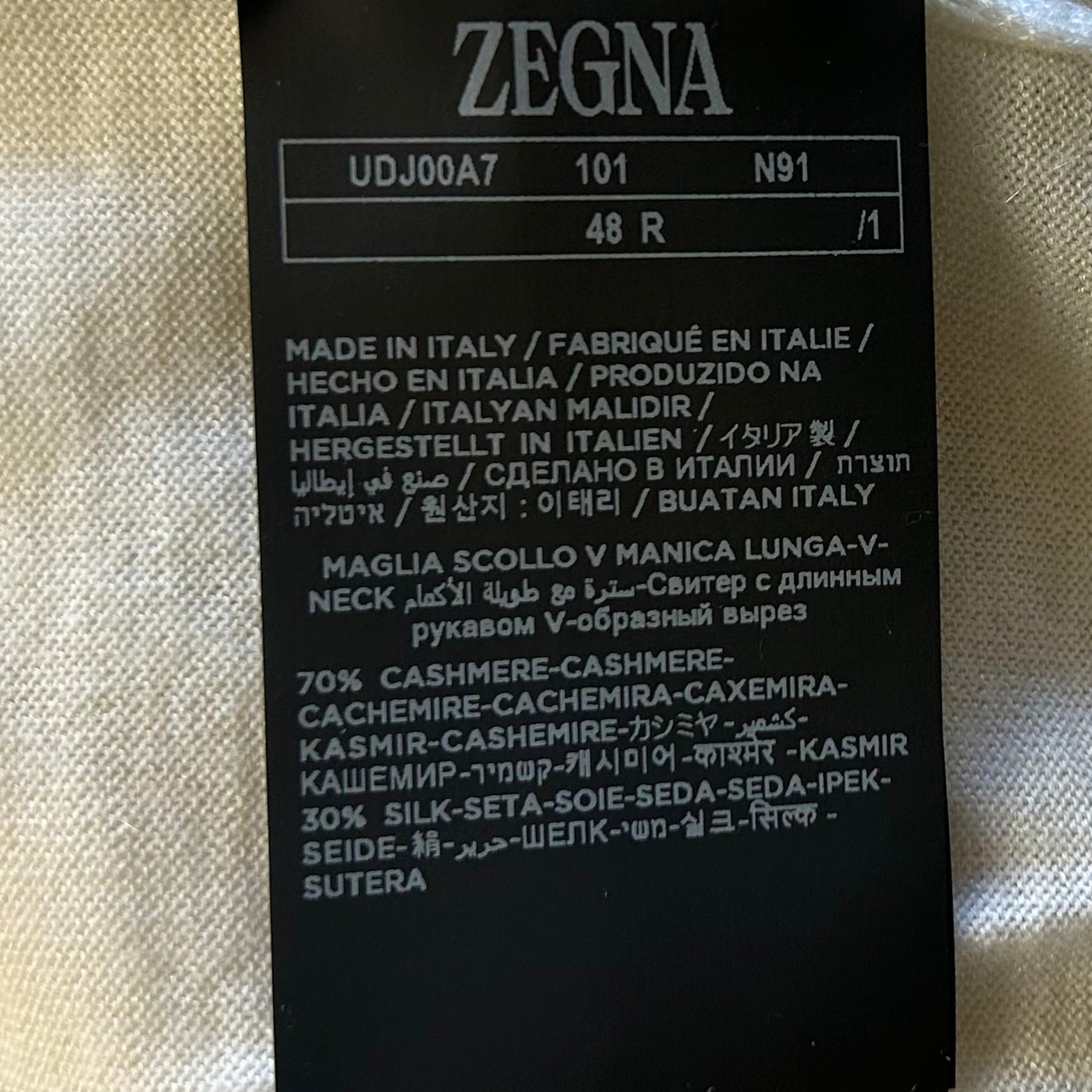 Off-White Cashseta Sweater made of Cashmere/Silk (EU 48)