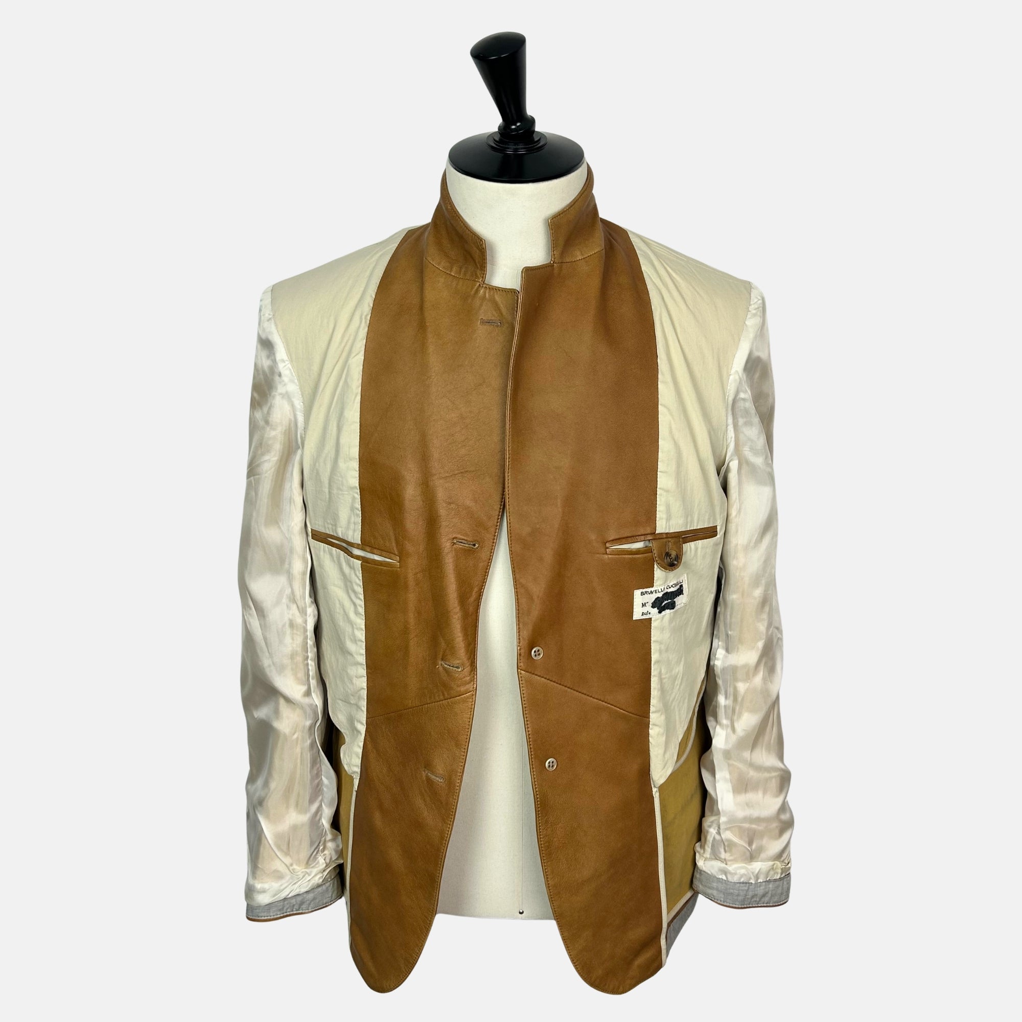 Cognac Blazer made of Leather (S/M)