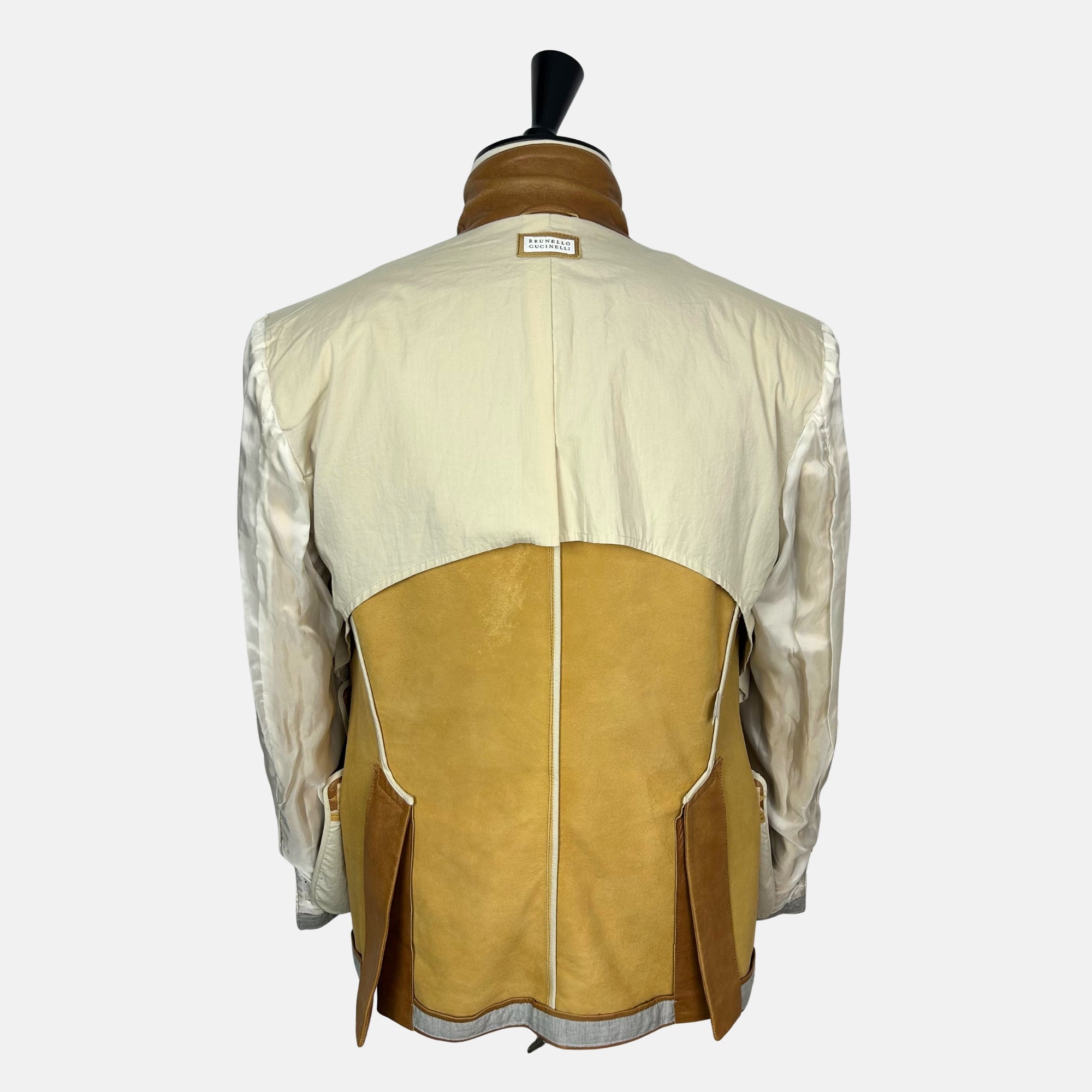 Cognac Blazer made of Leather (S/M)