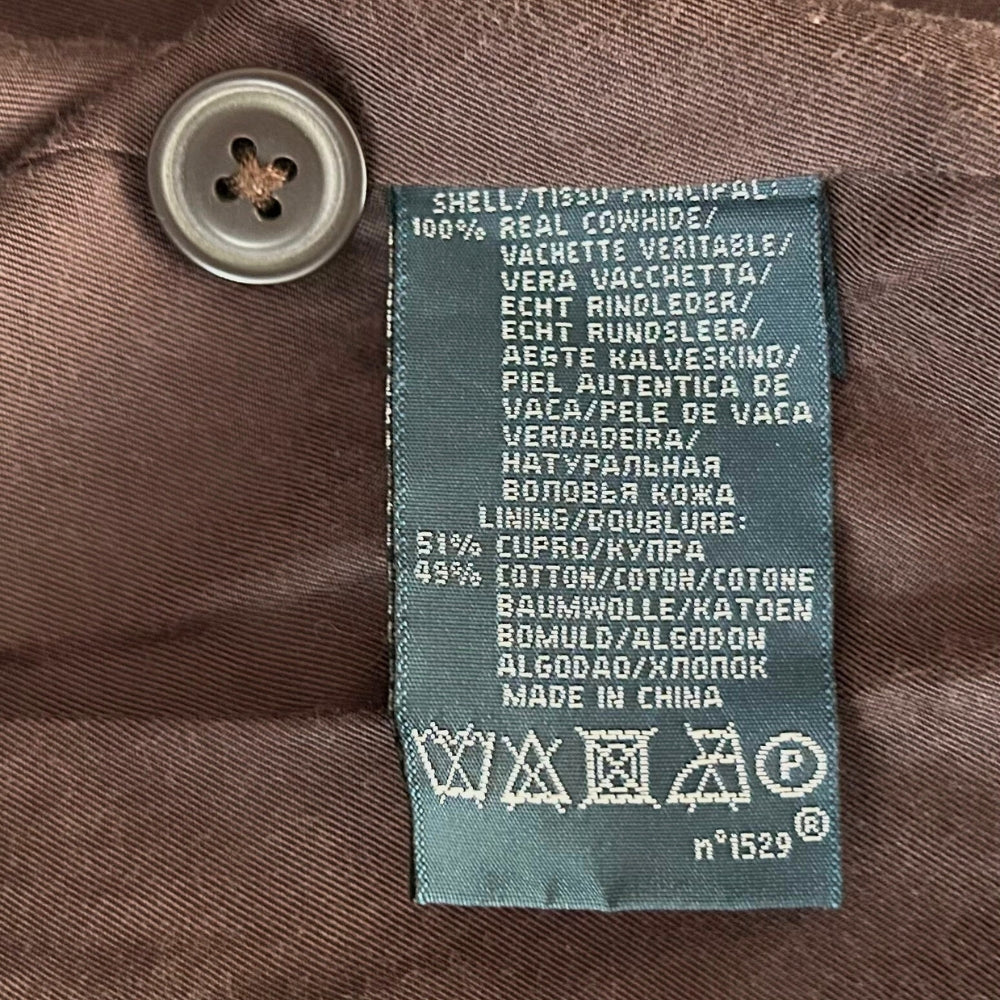 Brown  Jacket made of Leather (L)