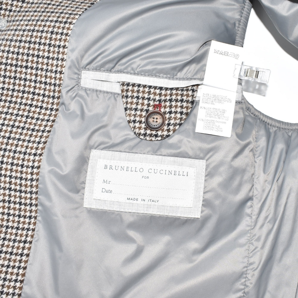 Multicolor Down Vest made of Wool/Cashmere (M)