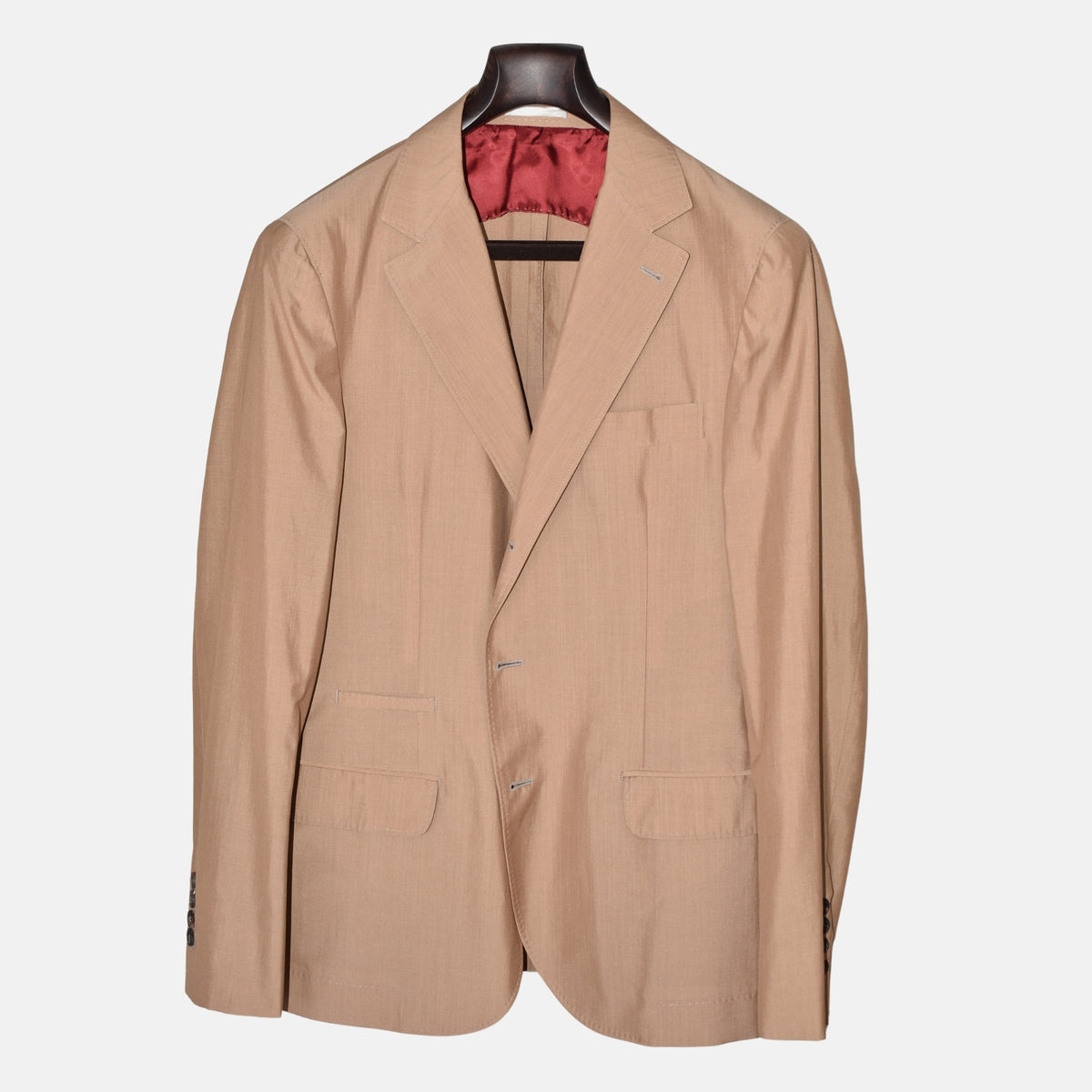 Beige Blazer Cotton/Wool/Silk (EU 50)