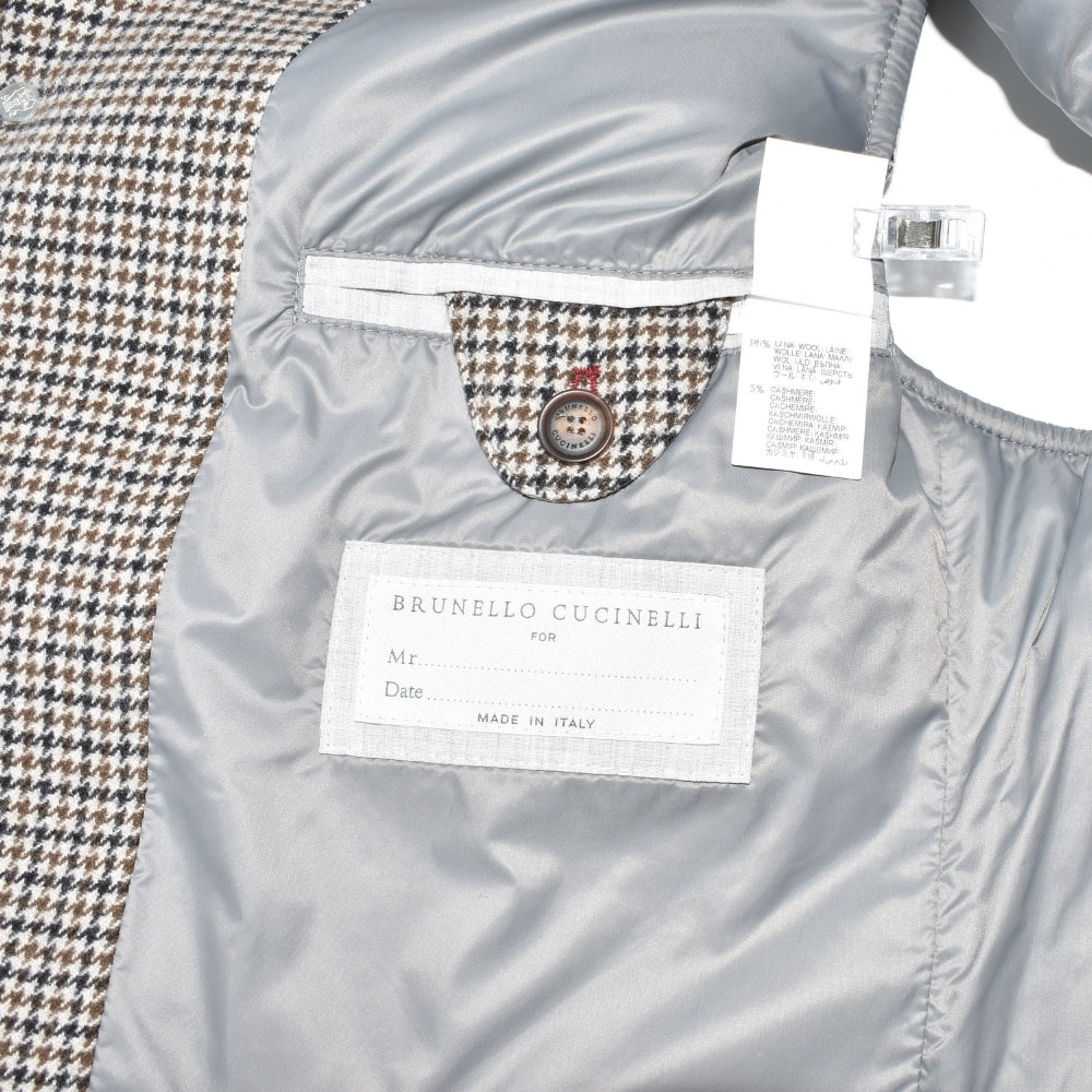 Multicolor Down Vest made of Wool/Cashmere (M)