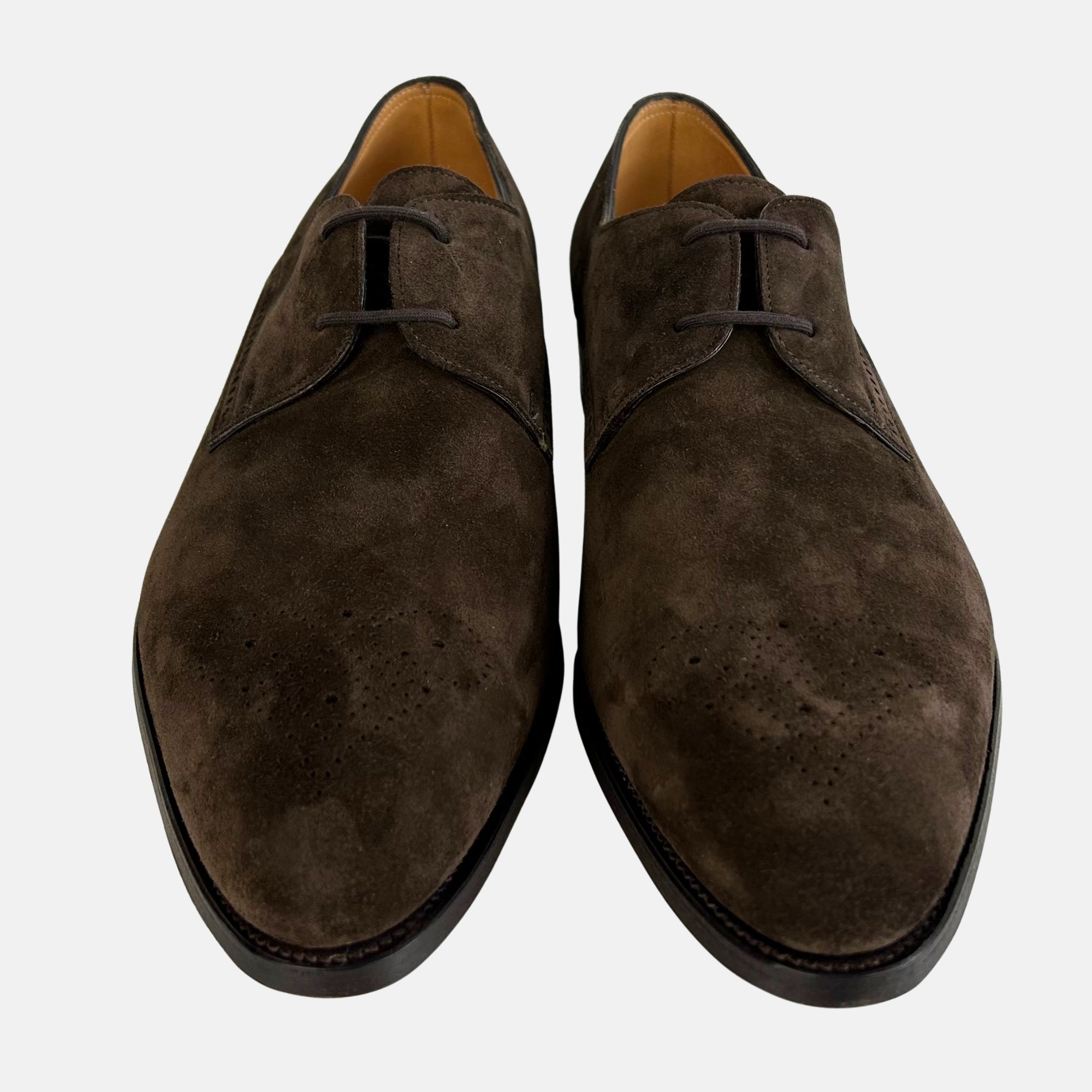 Brown Shoes made of Suede (EU 45)