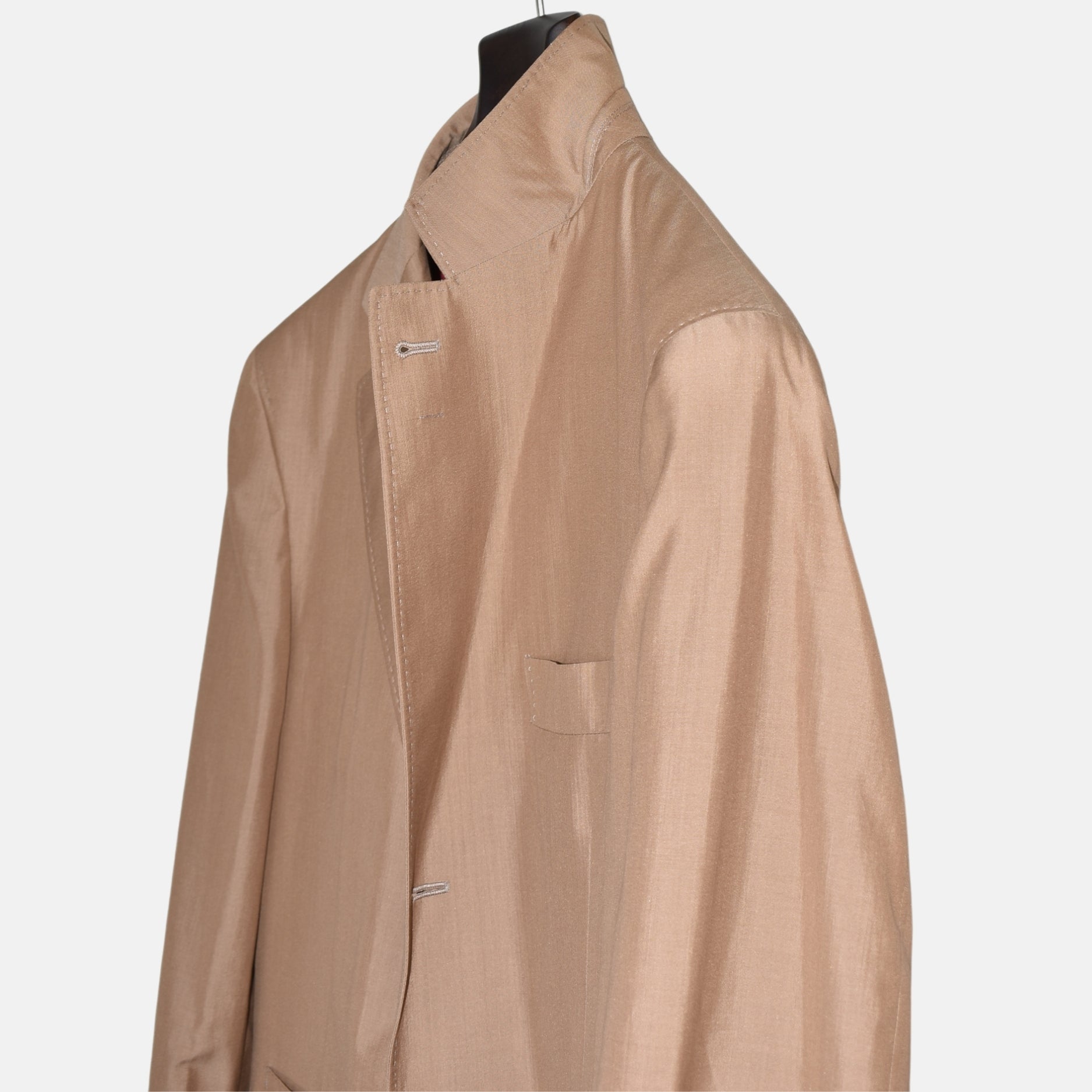 Beige Blazer Cotton/Wool/Silk (EU 50)