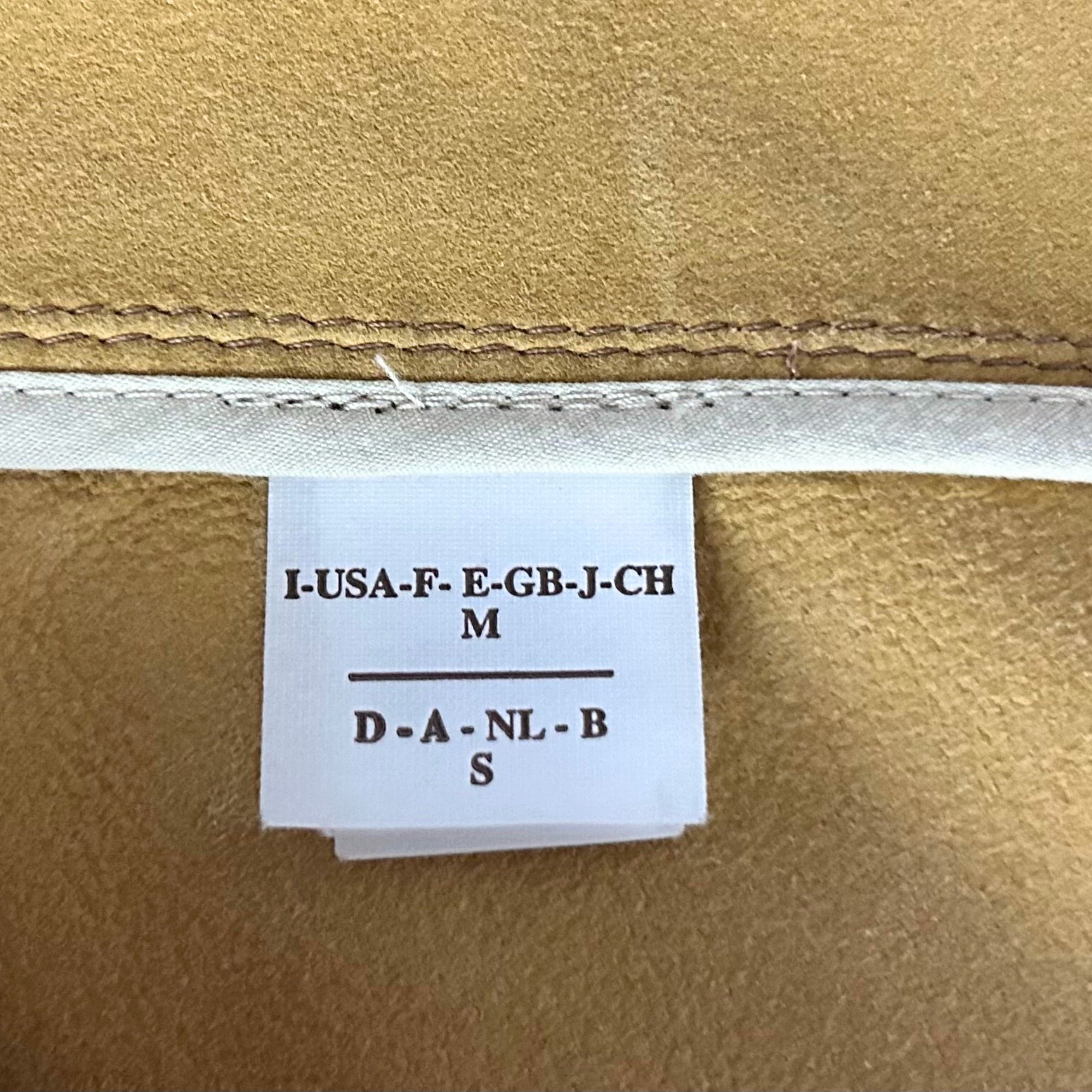 Cognac Blazer made of Leather (S/M)