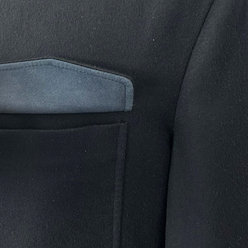 Dark Navy Reversible Jacket made of Cashmere/Silk (3XL)