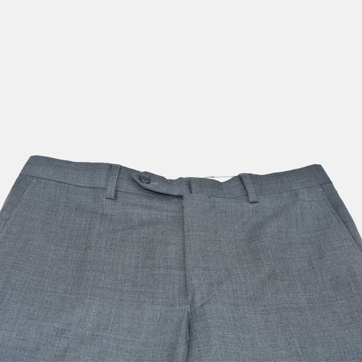 Gray Melange Suit made of Wool (EU 48)