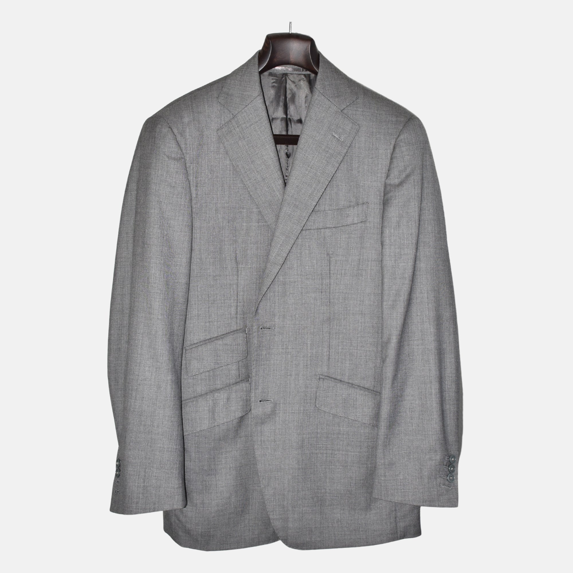 Gray Suit made of Wool (EU 50)
