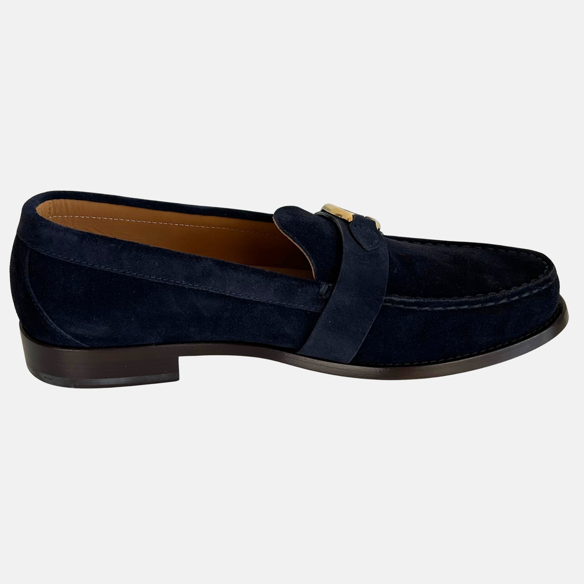 Navy Loafers made of Calf Suede (EU 44)