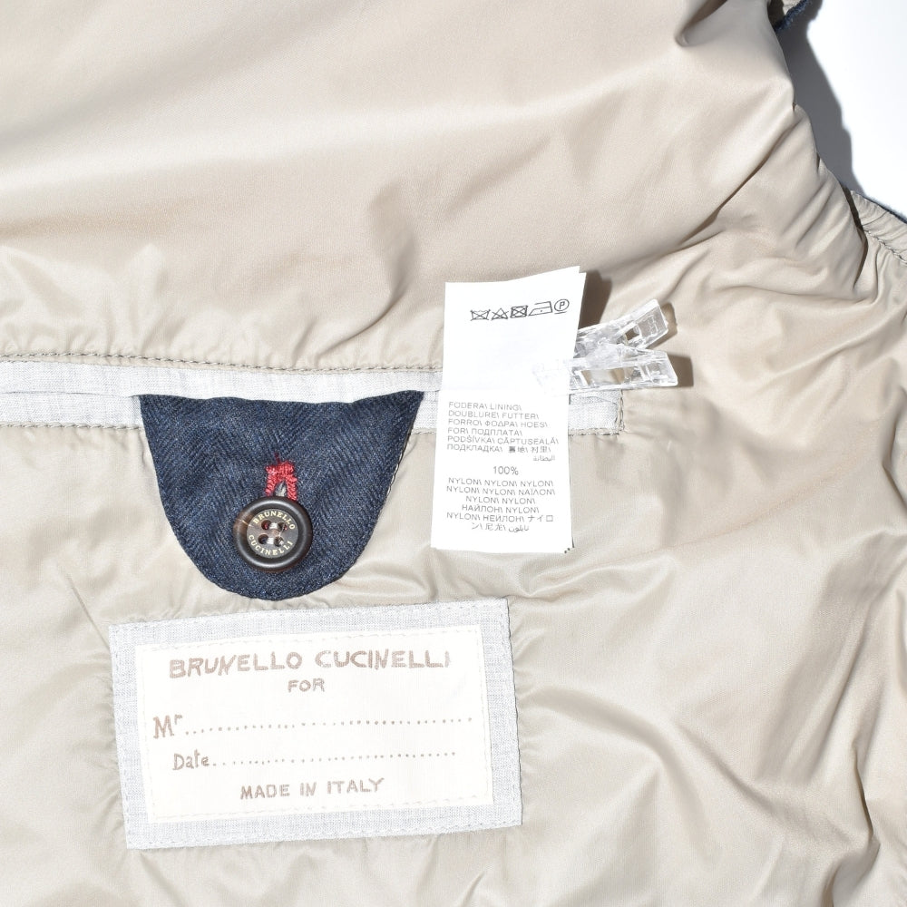 Navy Vest made of Wool/Silk/Cashmere (M)