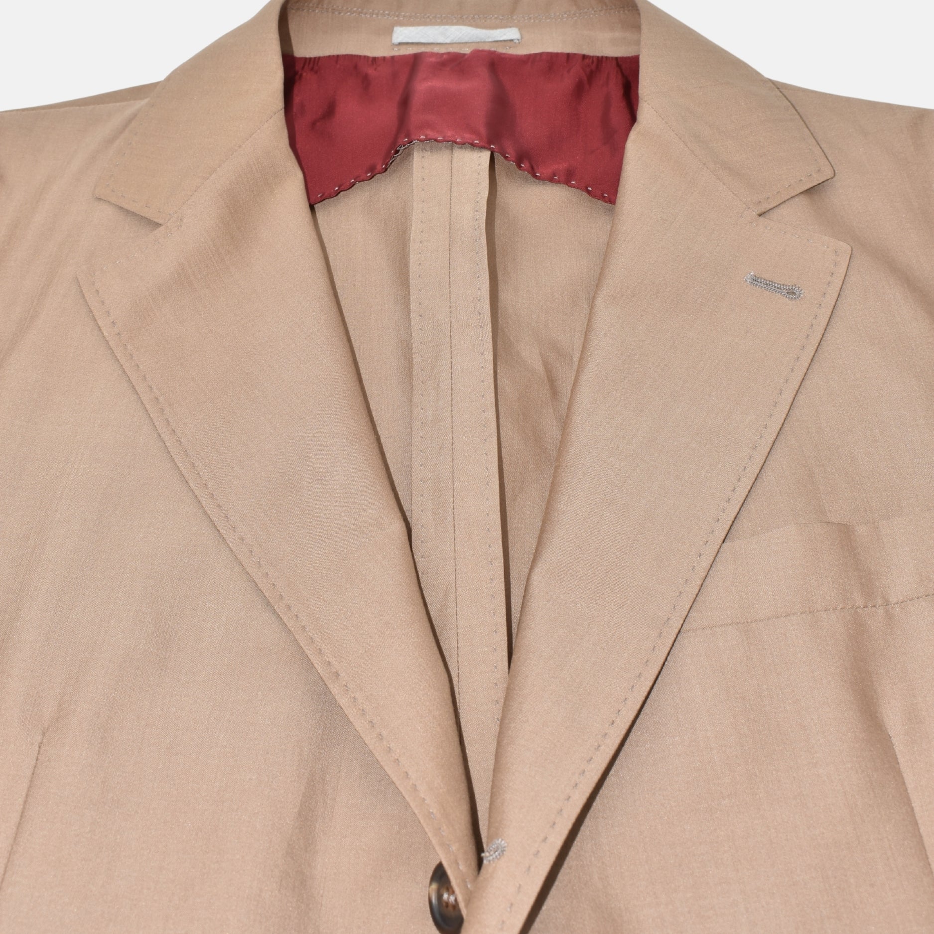 Beige Blazer Cotton/Wool/Silk (EU 50)