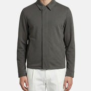 Gray Shirt Jacket made of Virgin Wool (M)