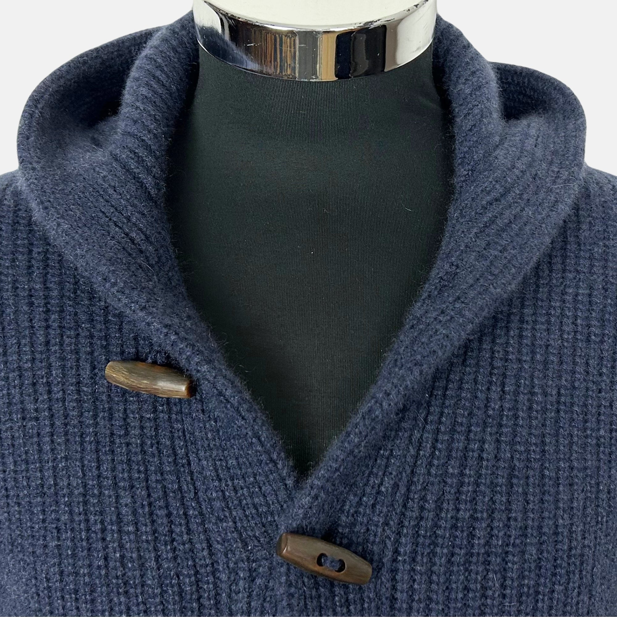 Blue Hoodie made of Cashmere (EU 46)