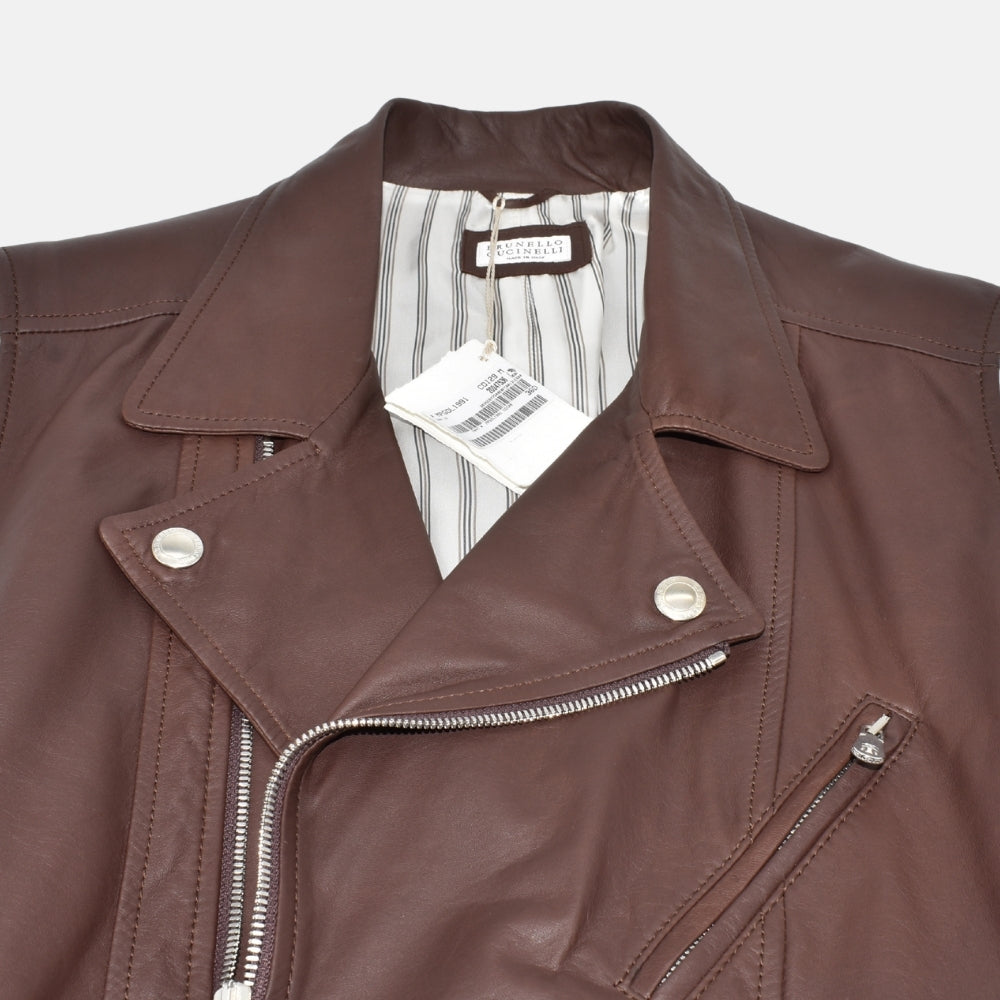 Brown Leather Vest (M)