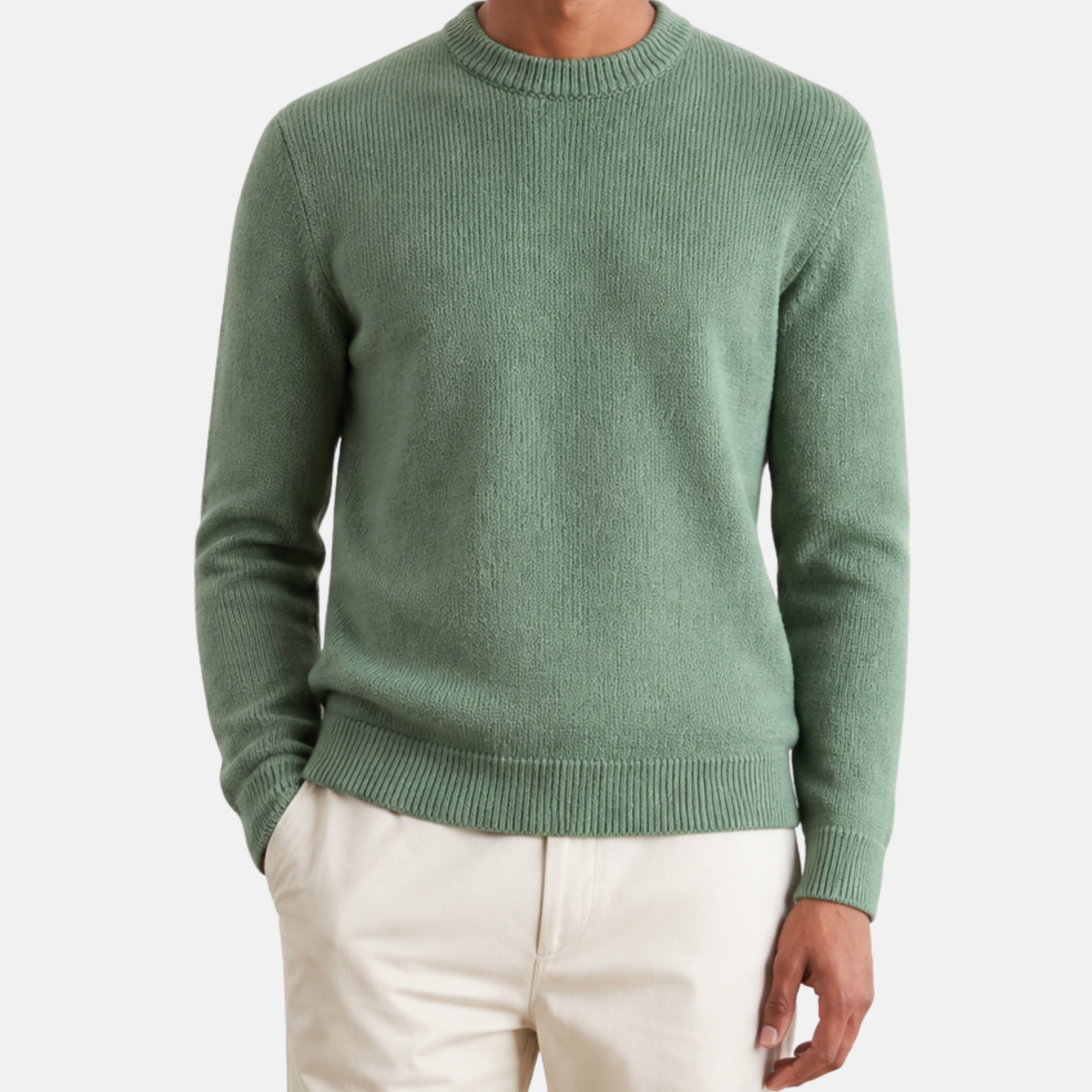 Green Sweater made of Cotton (EU 54)