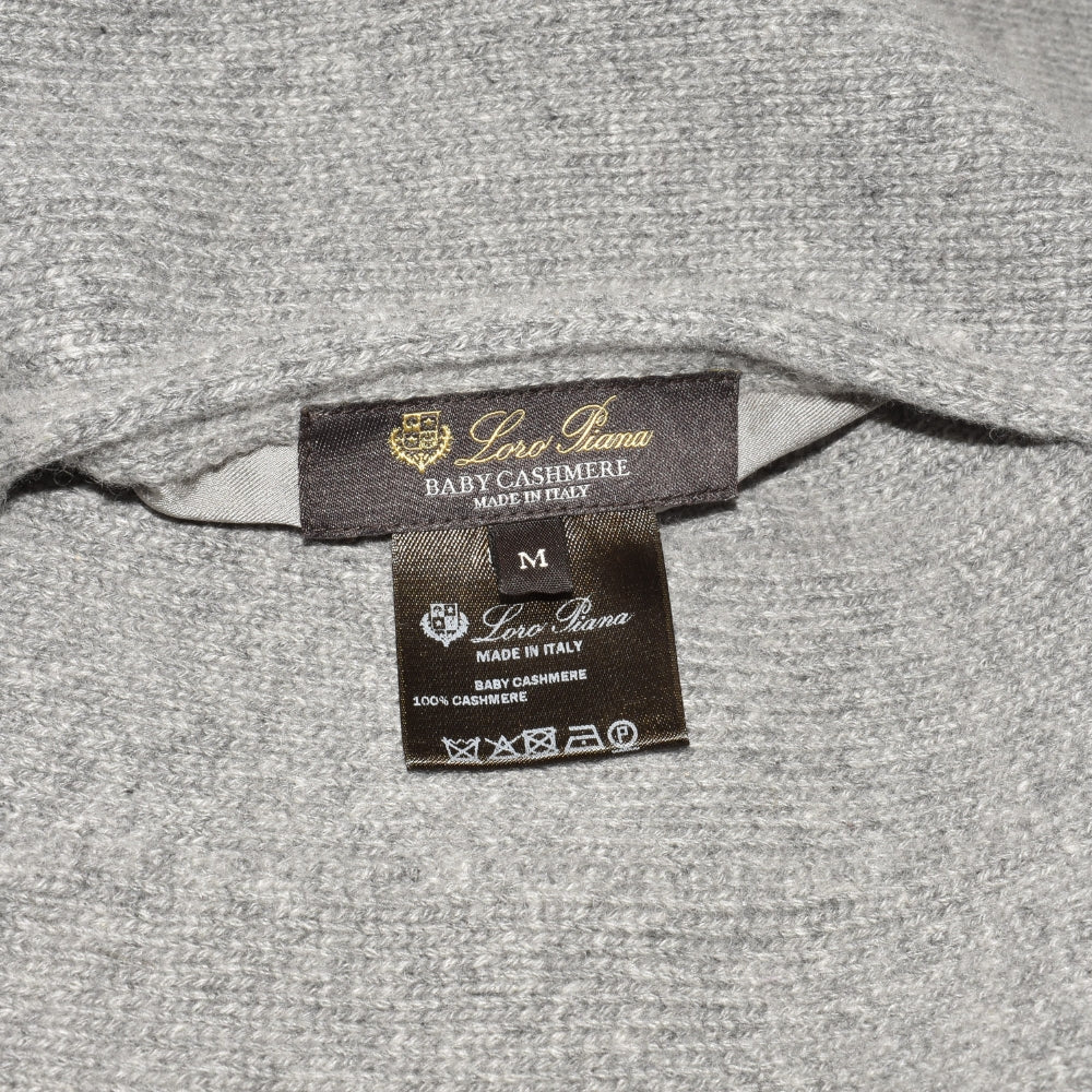 Gray Reversible Coat made of Baby Cahmere (M)