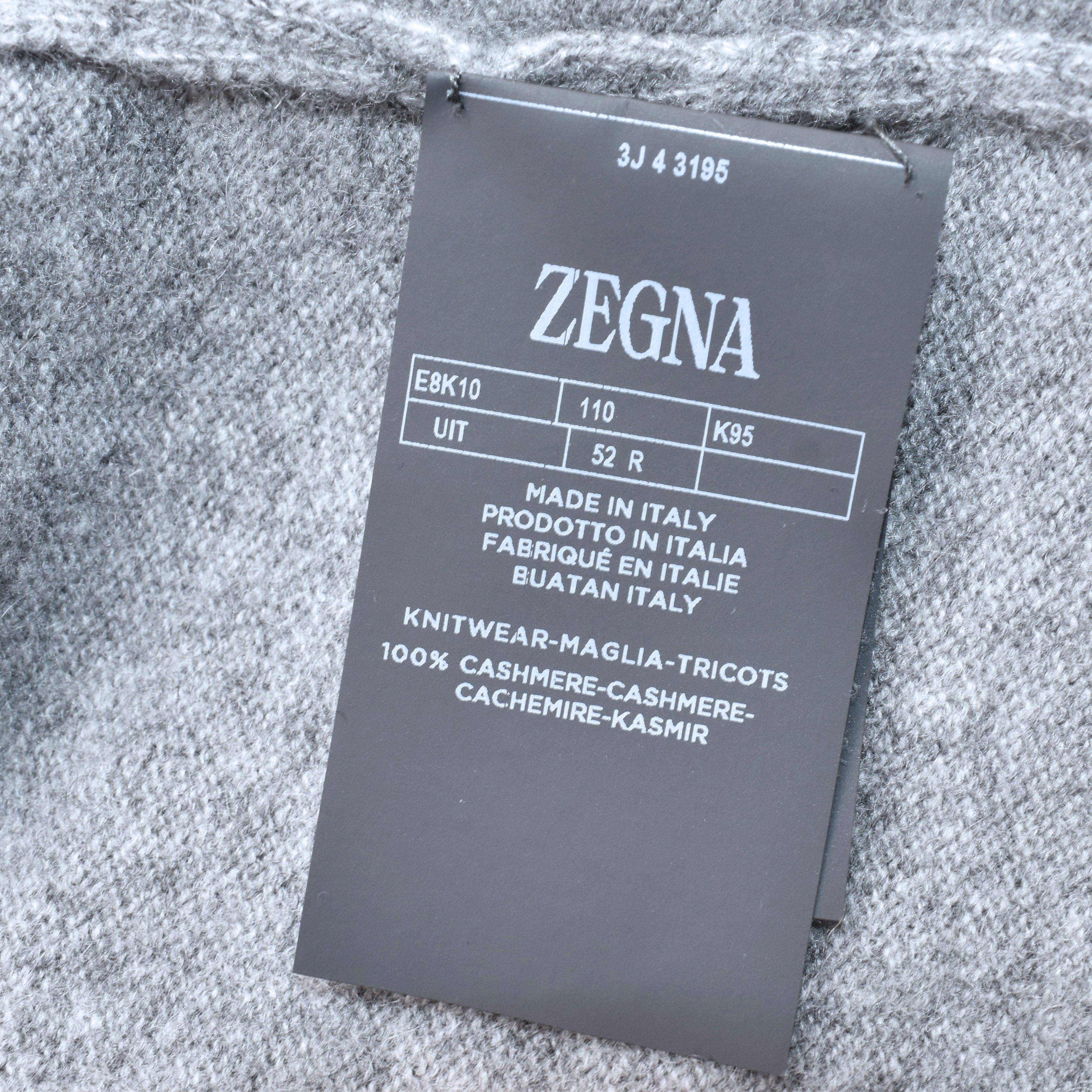 Gray Sweater made of Oasi Cashmere (EU 52)