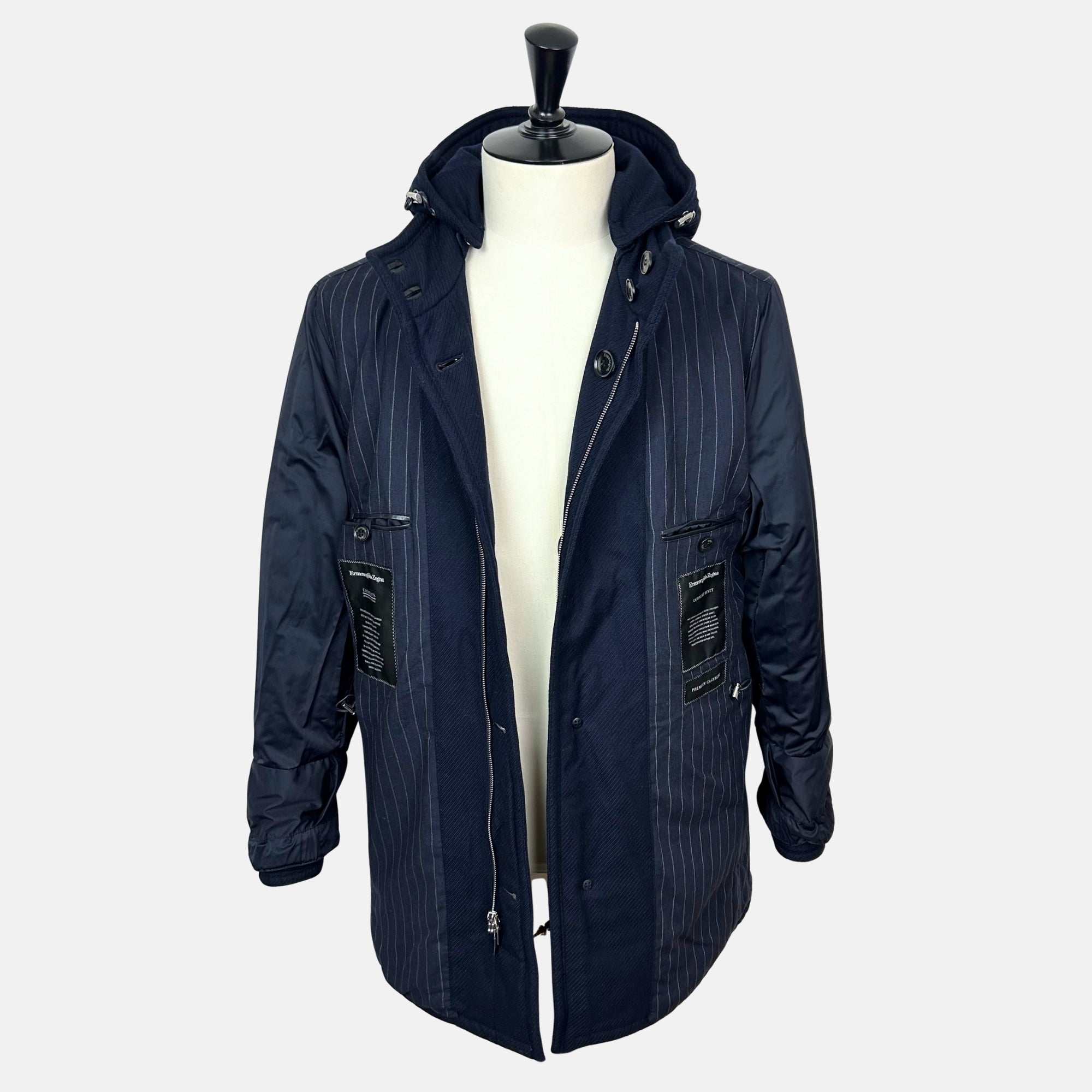 Navy  Parka made of Baby Cashmere (EU 50)
