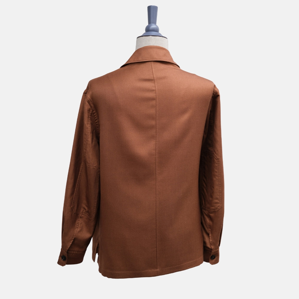 Brown Jacket made of Cashmere/Silk/Linen (EU 54)