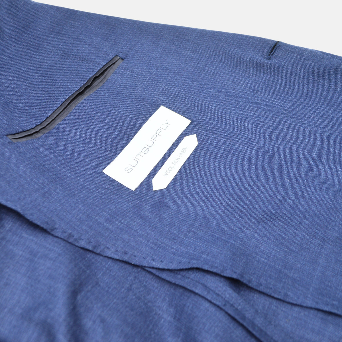 Blue Linen Cotton Blazer