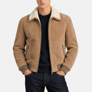 Loro Piana Aviator Jacket Brown (L)