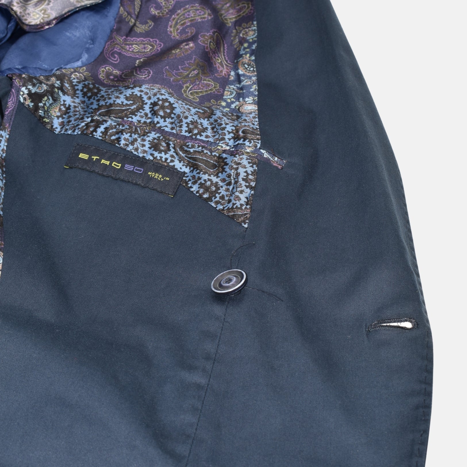 Indigo Blue Doublebreasted  Blazer made of Cotton (EU 50)