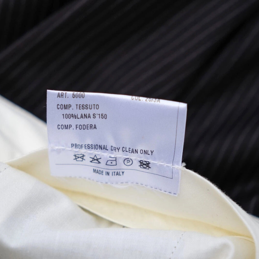 Charcoal Pinstriped Suit made of Wool (EU 48)