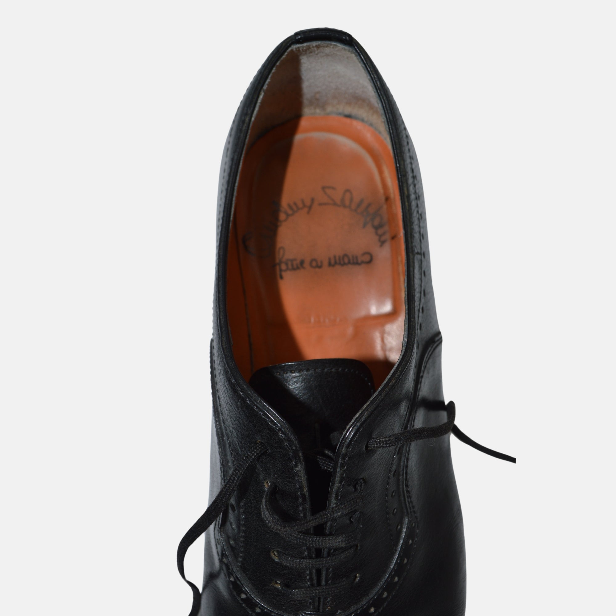 Black Oxford Shoes made of Leather (EU 39,5)