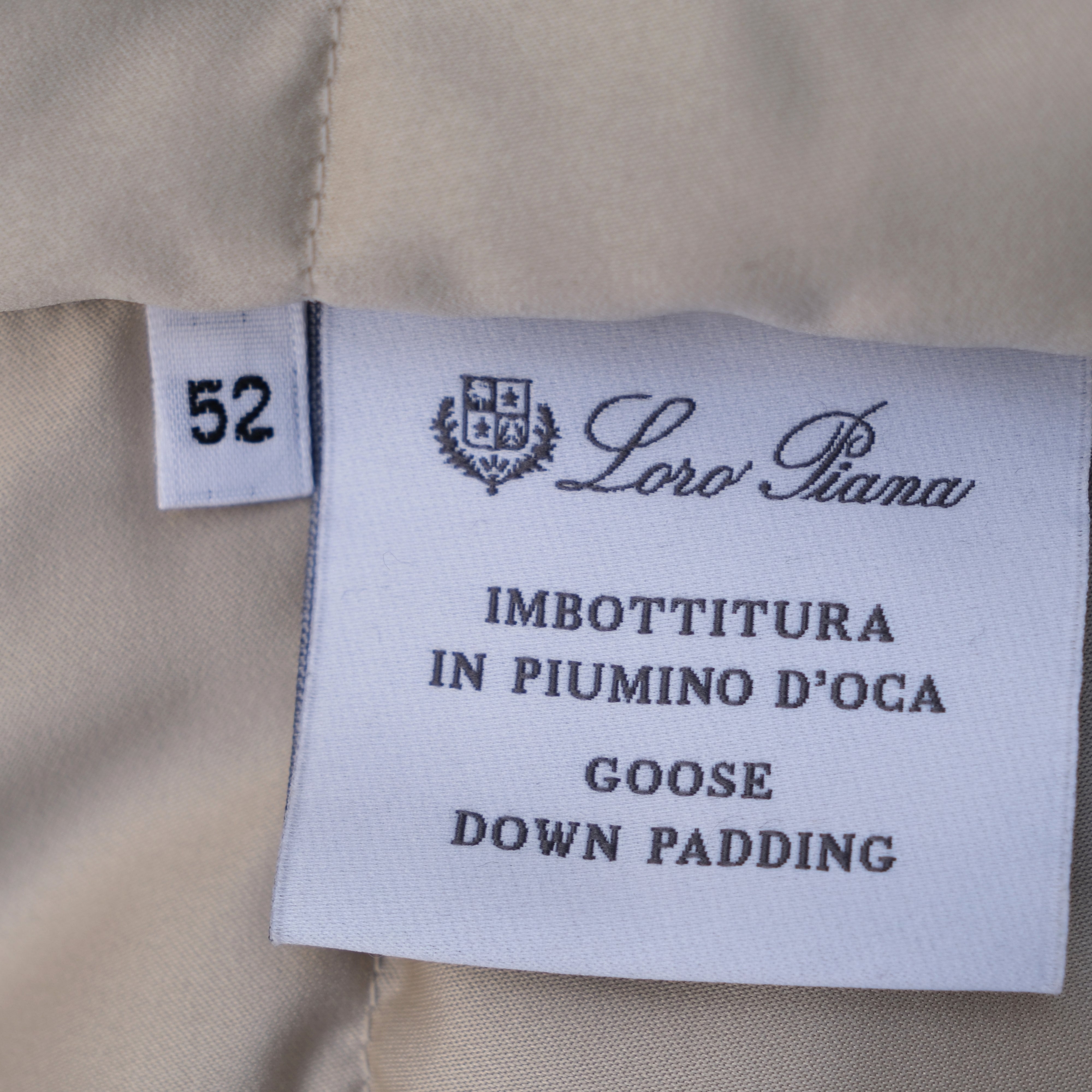 Gray Down/Storm System Jacket made of Virgin Wool/Cashmere/Suede Details (EU 52)