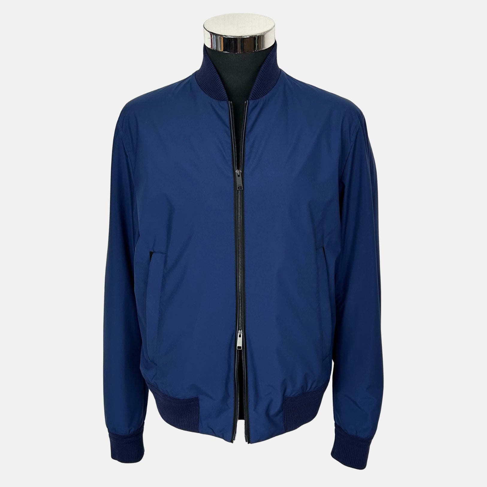 Blue Bomber Jacket made of Polyester (EU 48)