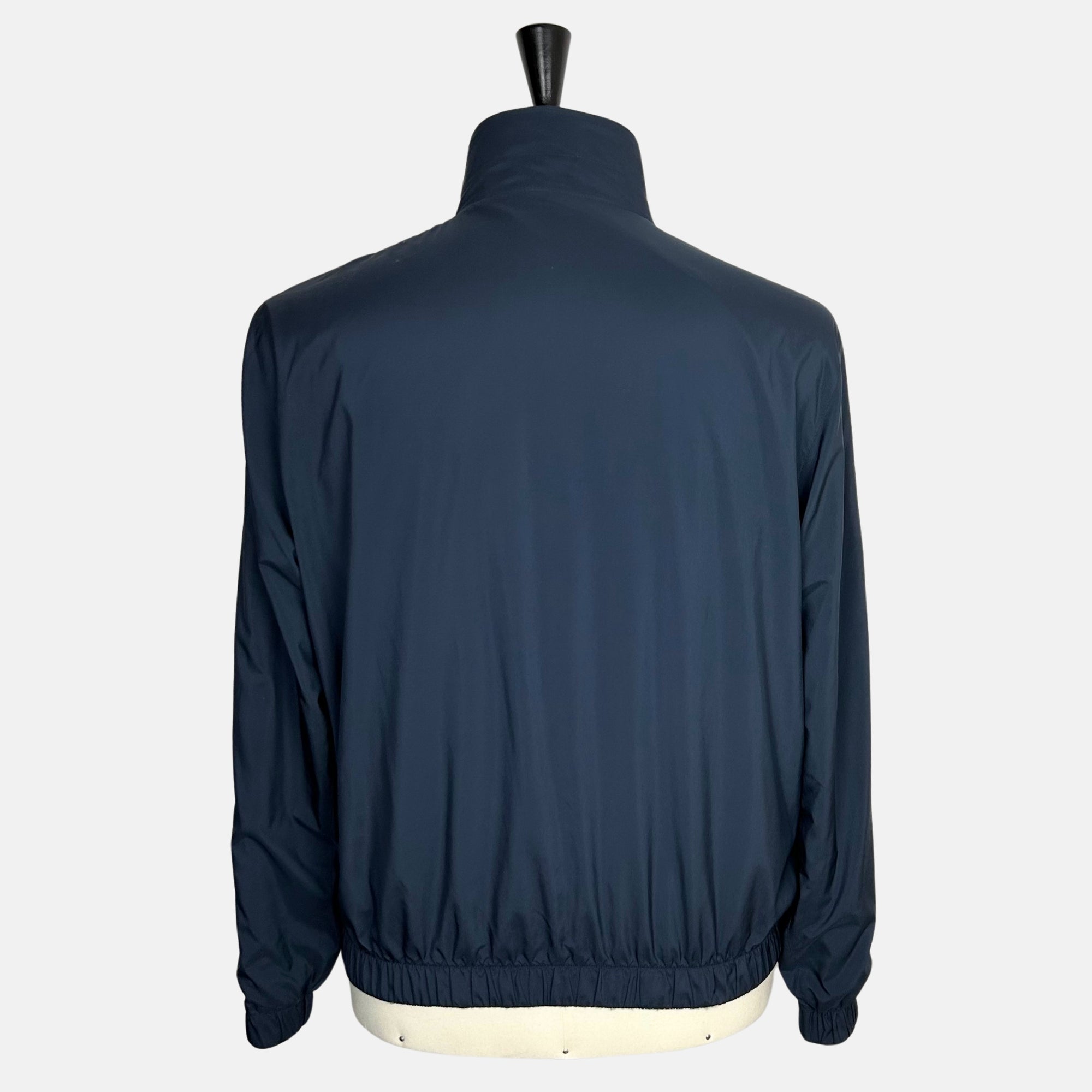 Navy Reversible Windmate Bomber Jacket made of Cashmere/Polyester (EU 50)