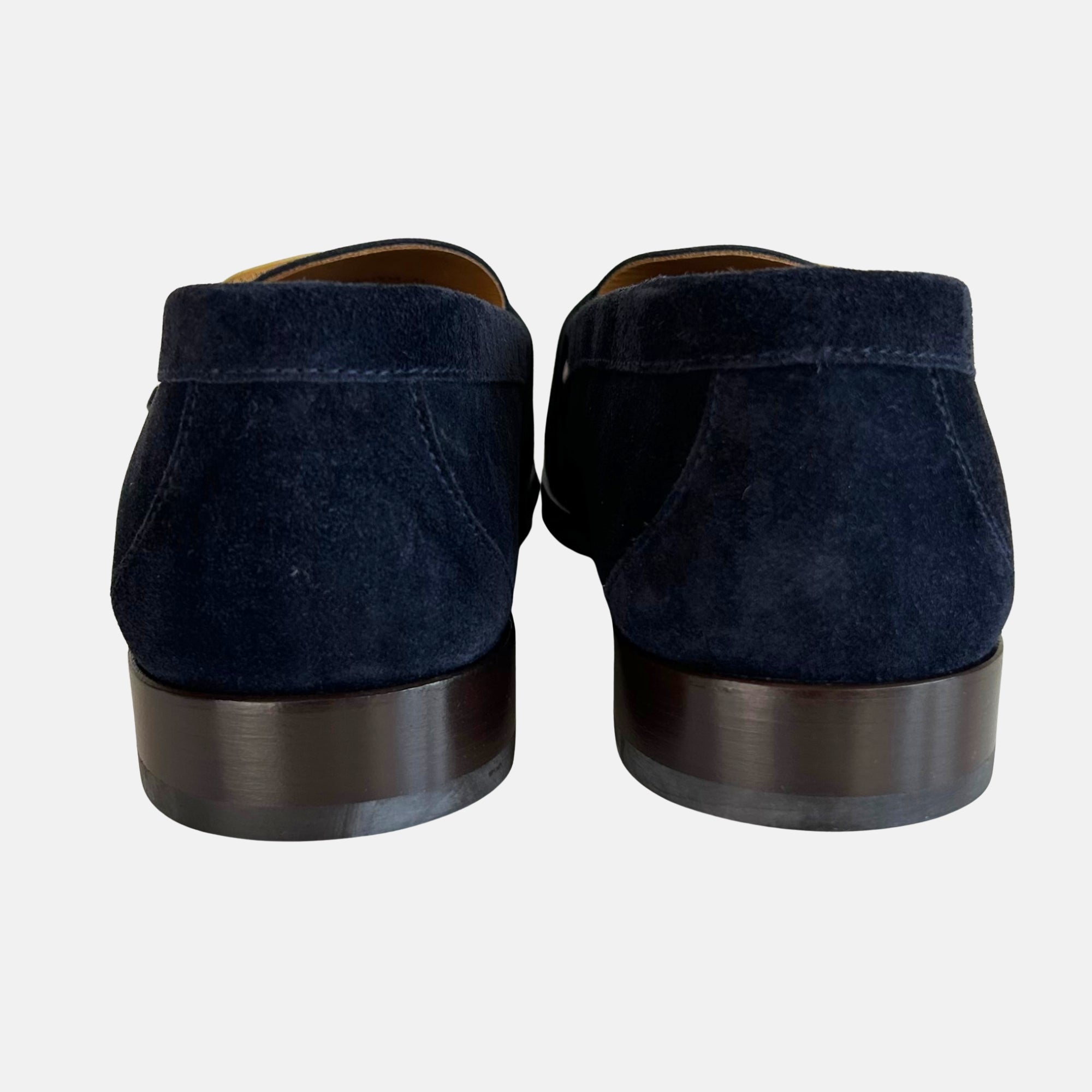 Navy Loafers made of Calf Suede (EU 44)