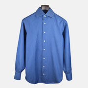 Blue Denim Shirt made of Cotton (38)