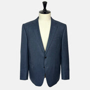 Blue Mélange Suit made of Wool (EU 56)