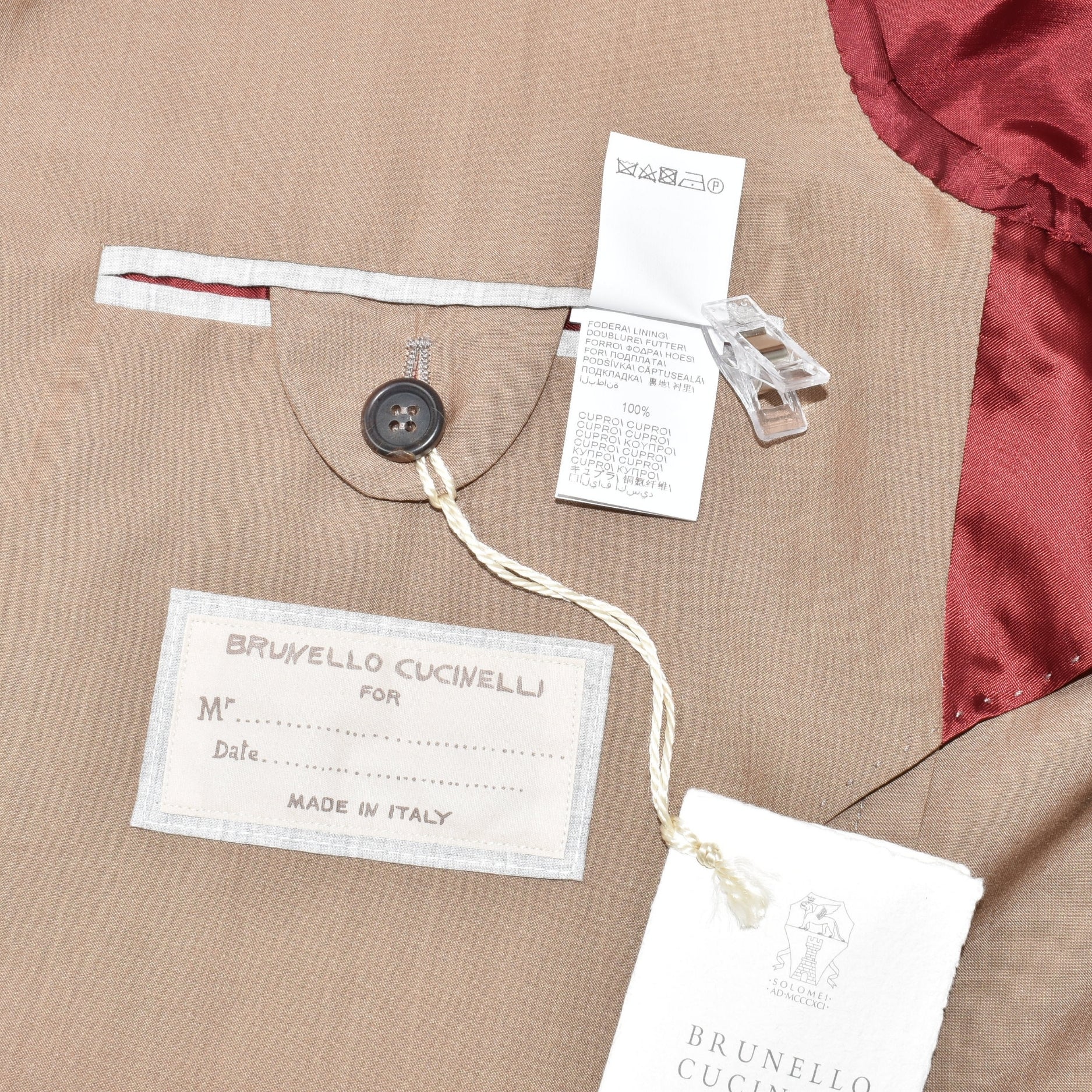 Beige Blazer Cotton/Wool/Silk (EU 50)