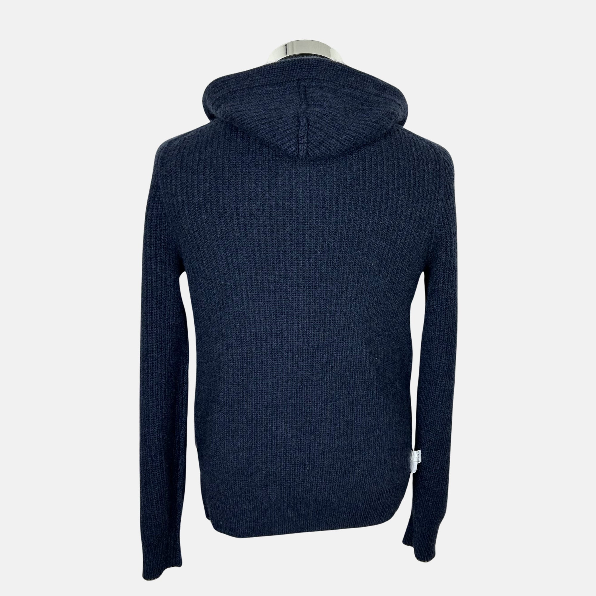 Blue Hoodie made of Cashmere (EU 46)