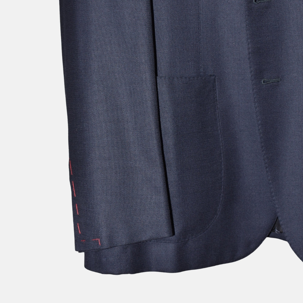 Navy Blue 120s Wool Blazer (EU 50)