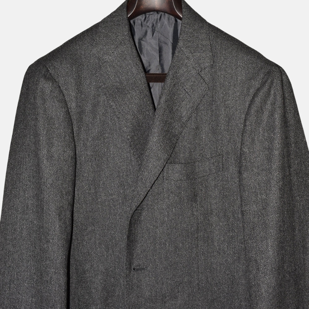 Charcoal Houndstooth Blazer made of Cashmere/Wool (EU 50)