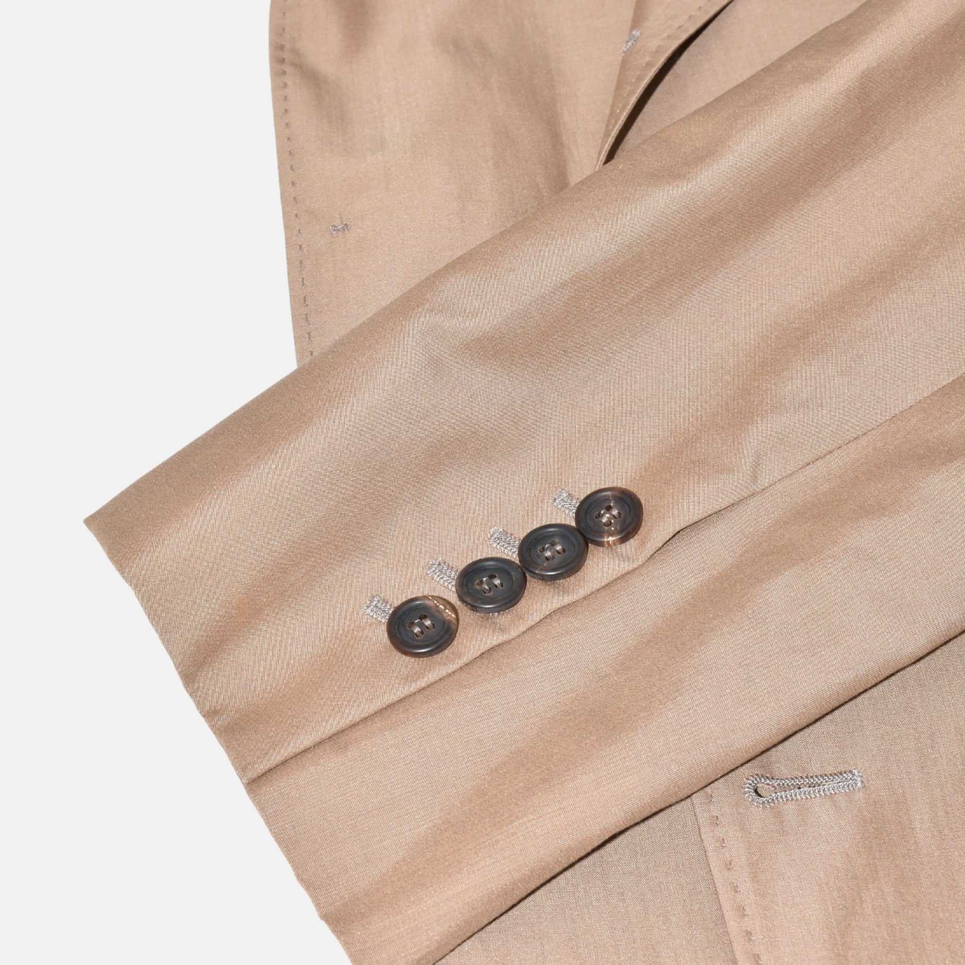Beige Blazer Cotton/Wool/Silk (EU 50)