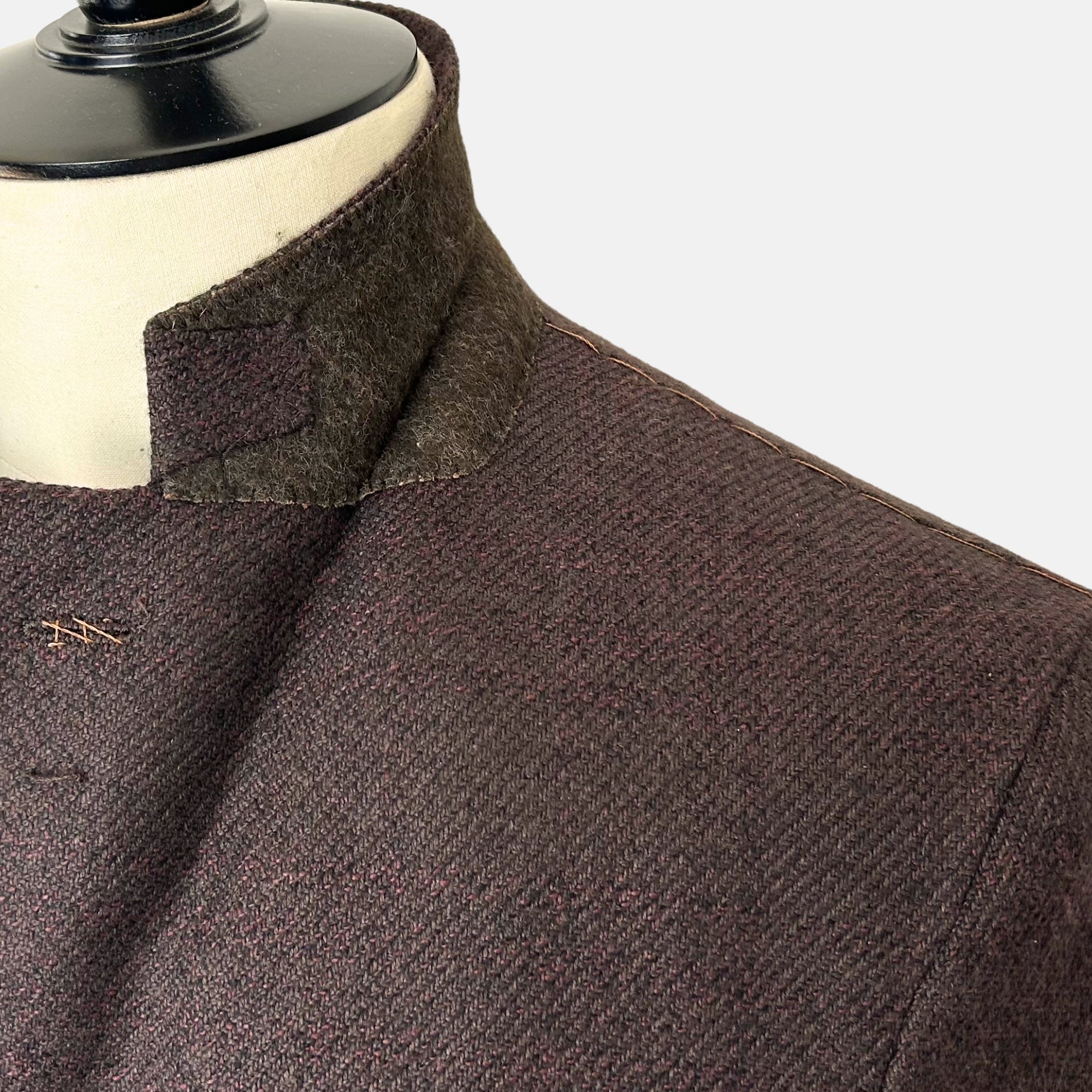 Brown Patterned Blazer made of Cashmere/Silk/Wool (EU 48)