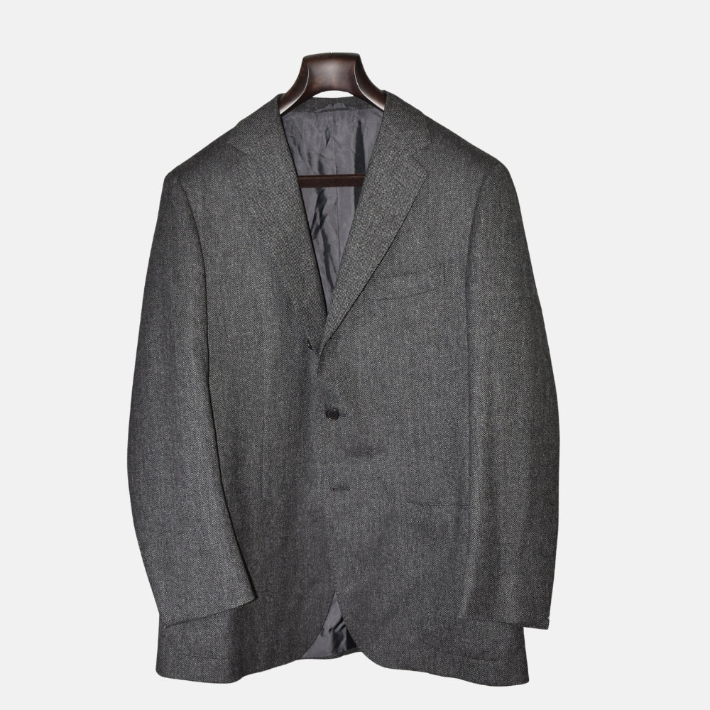 Charcoal Houndstooth Blazer made of Cashmere/Wool (EU 50)