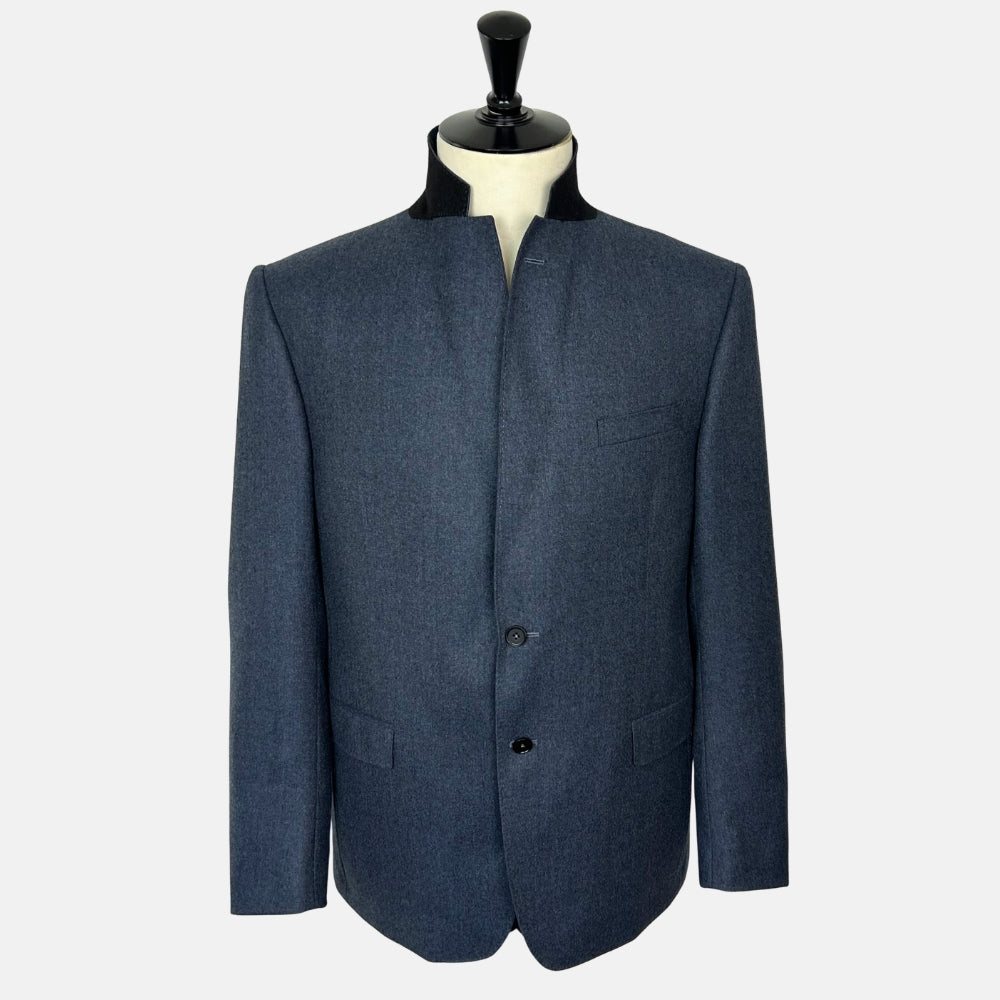 Blue Mélange Suit made of Wool (EU 56)