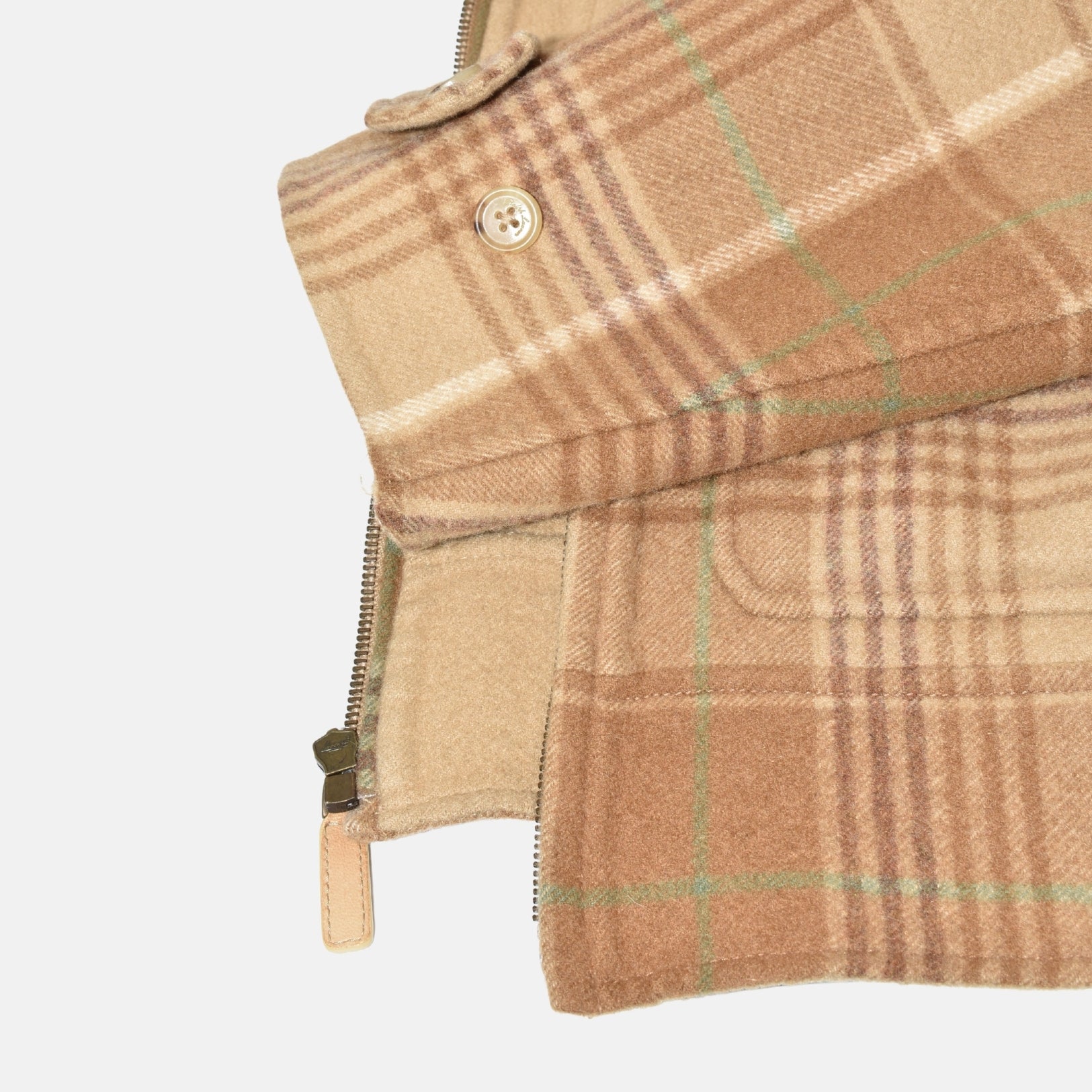Checked Wool Jacket (XL)
