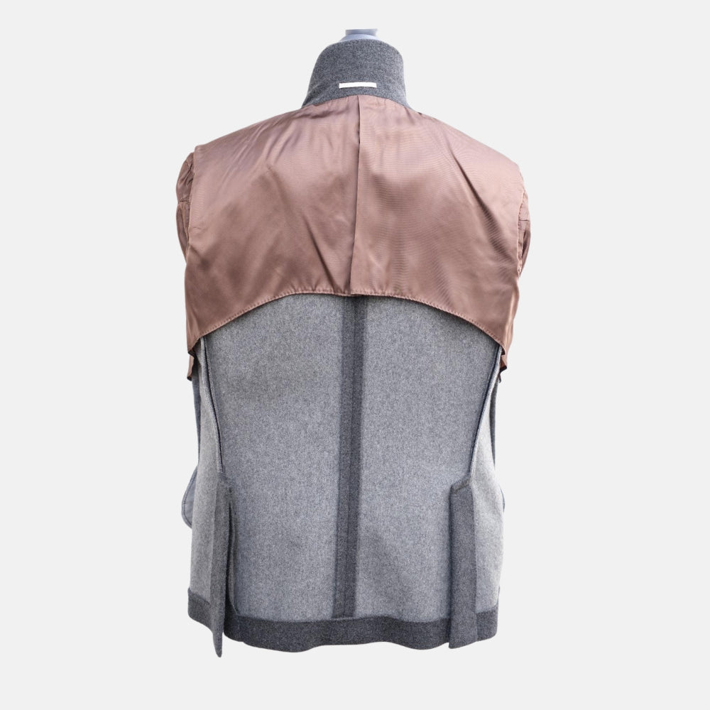 Grey Cashmere Pea Coat (EU 52)